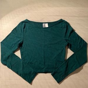 H&M Long Sleeve Crop Top
